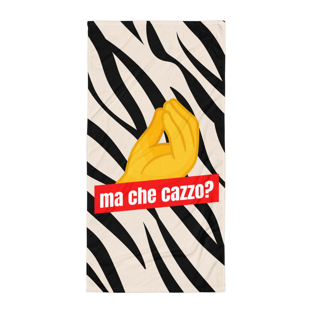 Ma Che Cazzo Premium Beach Towel