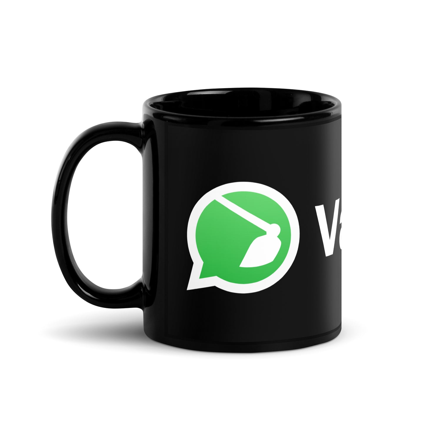 VaZappa Black Glossy Mug