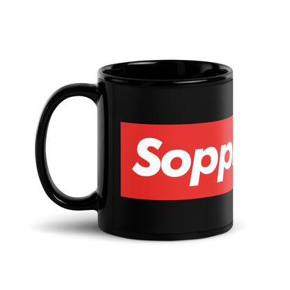 Soppressata Black Glossy Mug