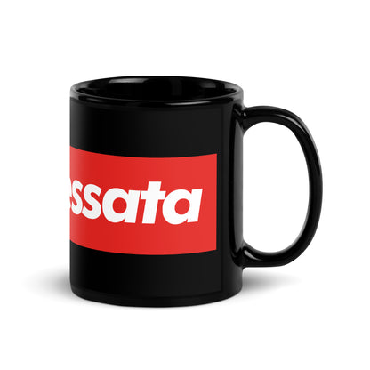 Soppressata Black Glossy Mug