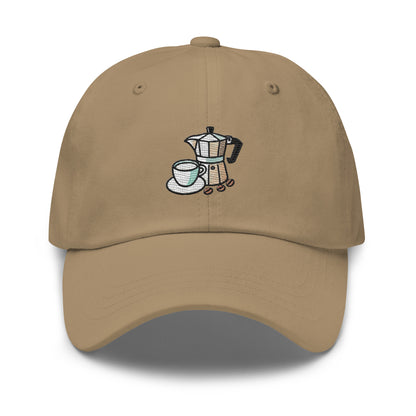 Espresso and Mocha Dad hat