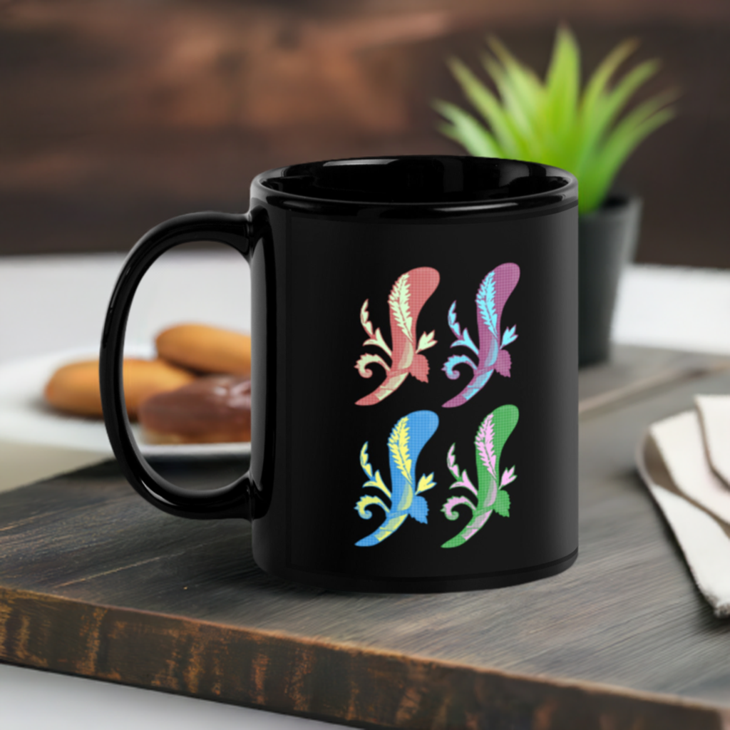 Ace of Club Paparazzi Collection - Black Glossy Mug