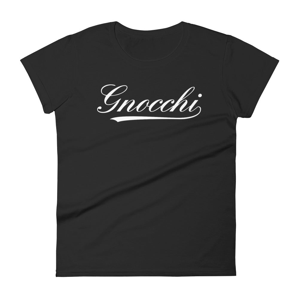 Gnocchi White Logo Women's T-Shirt