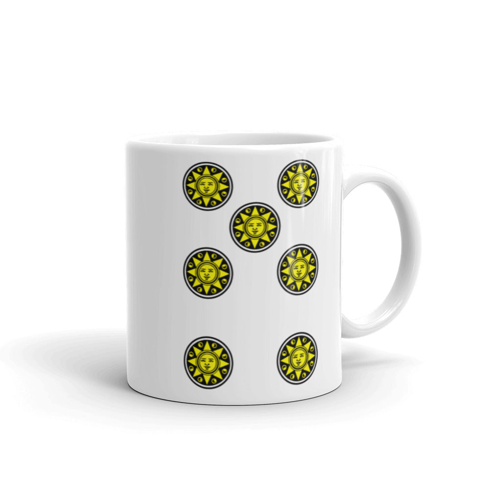 Sette Bello / Seven of Coins Ceramic Coffee Mug