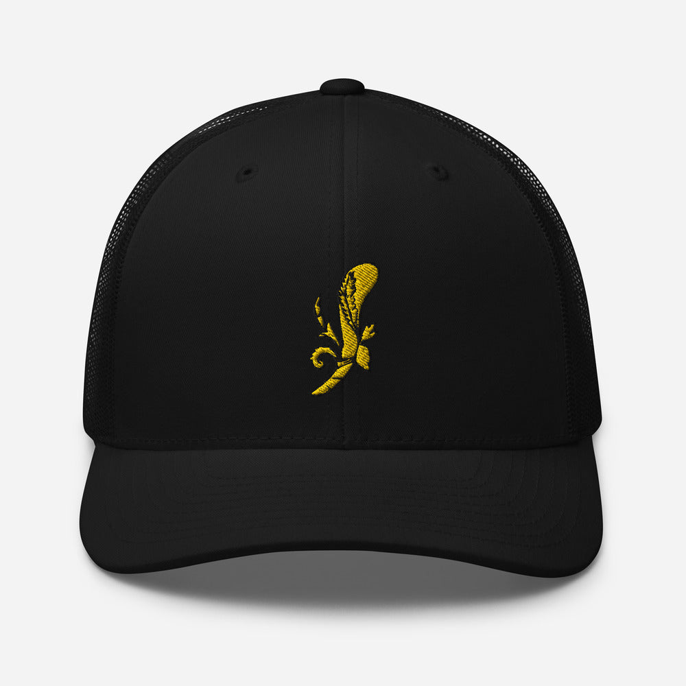 Golden Ace of Clubs Trucker Hat