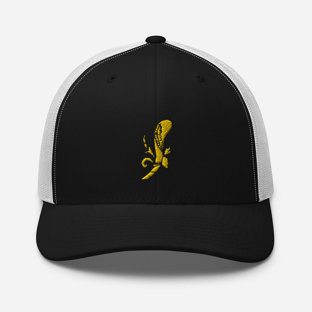 Golden Ace of Clubs Trucker Hat