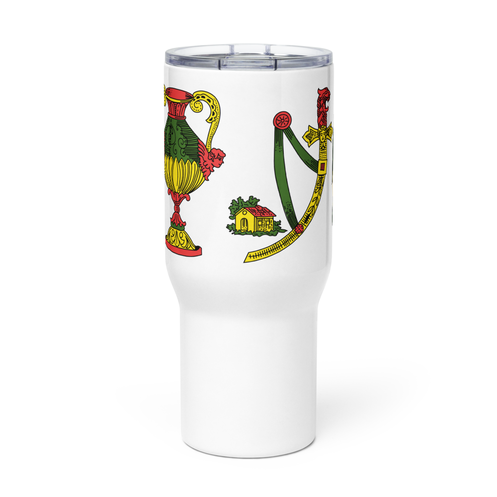 All The Sicilian Aces Travel Mug With Handle