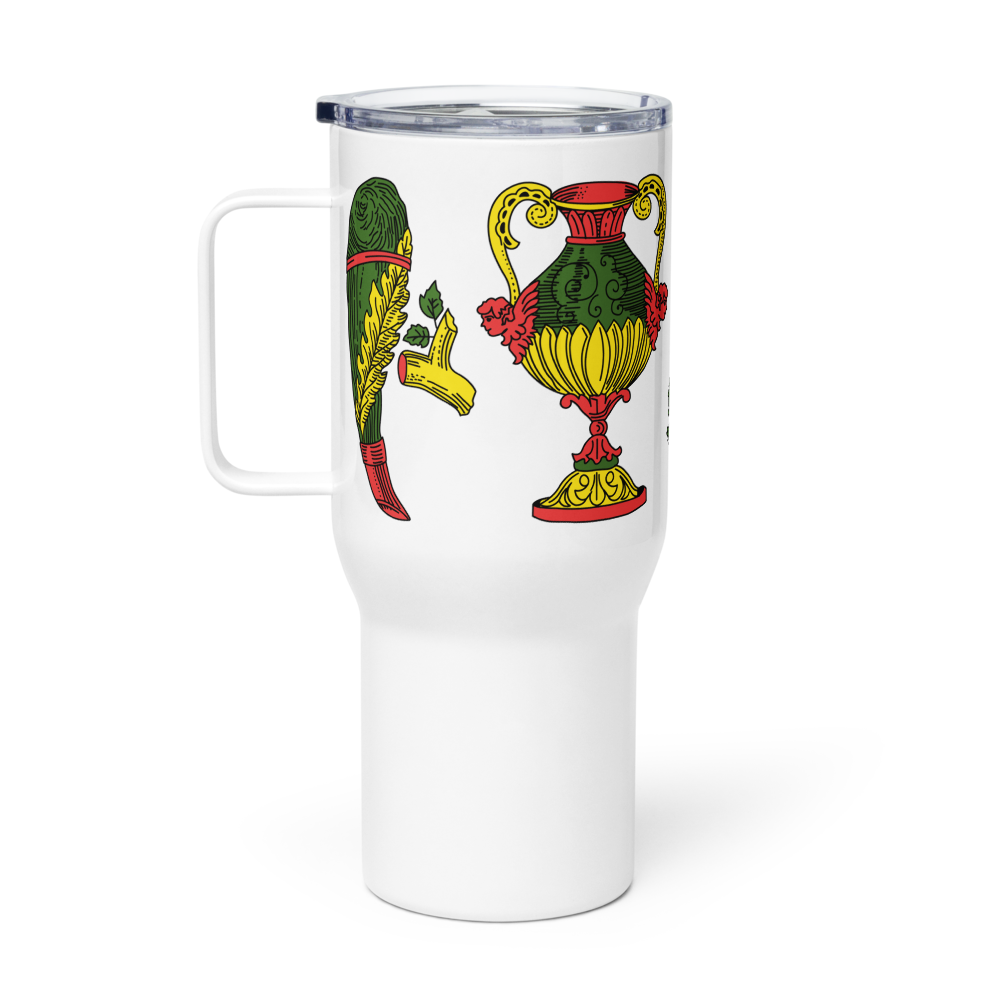 All The Sicilian Aces Travel Mug With Handle