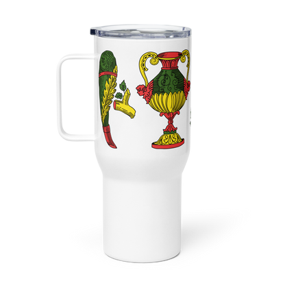 All The Sicilian Aces Travel Mug With Handle