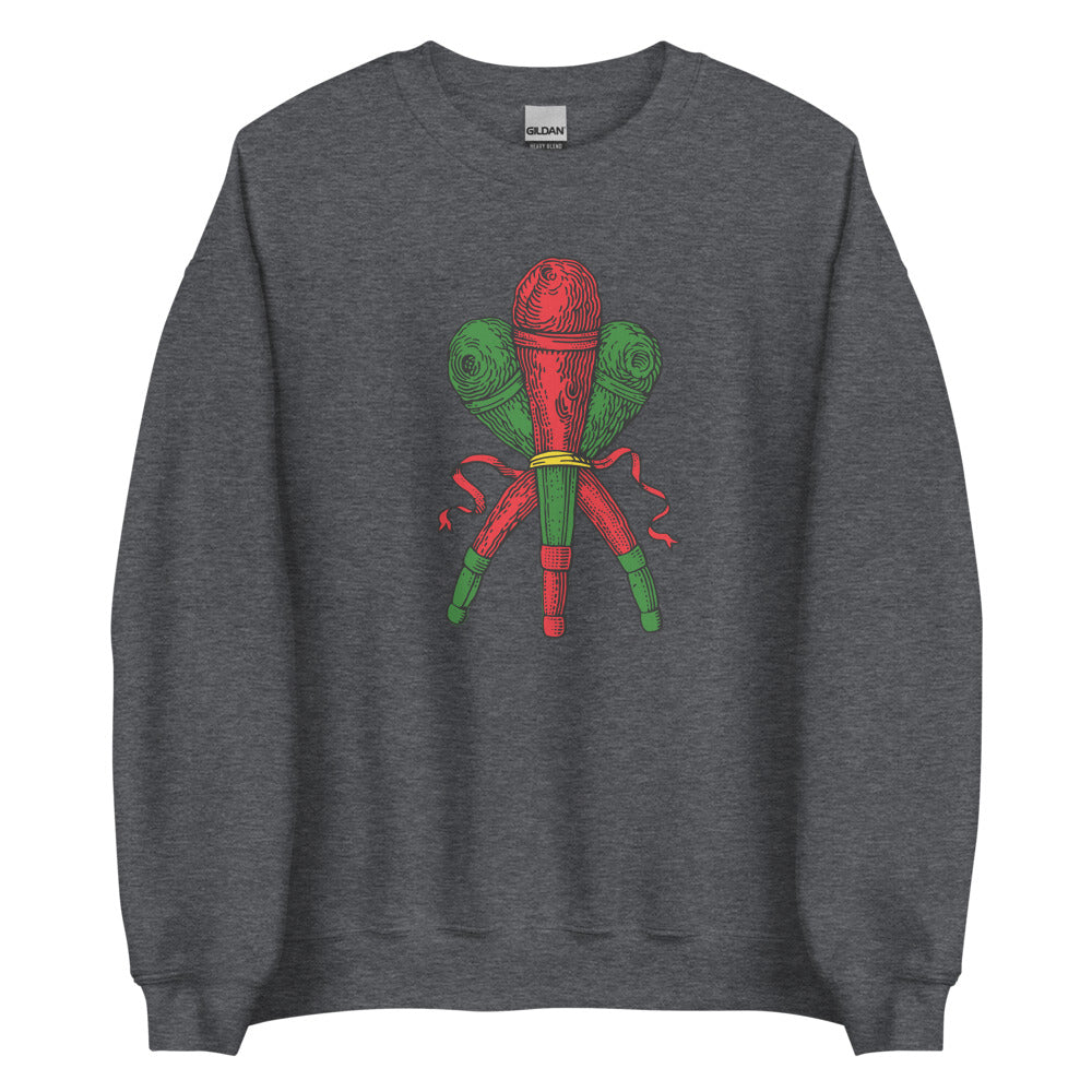 Sicilian Three of Clubs / Tre Di Bastoni Men’s Sweatshirt