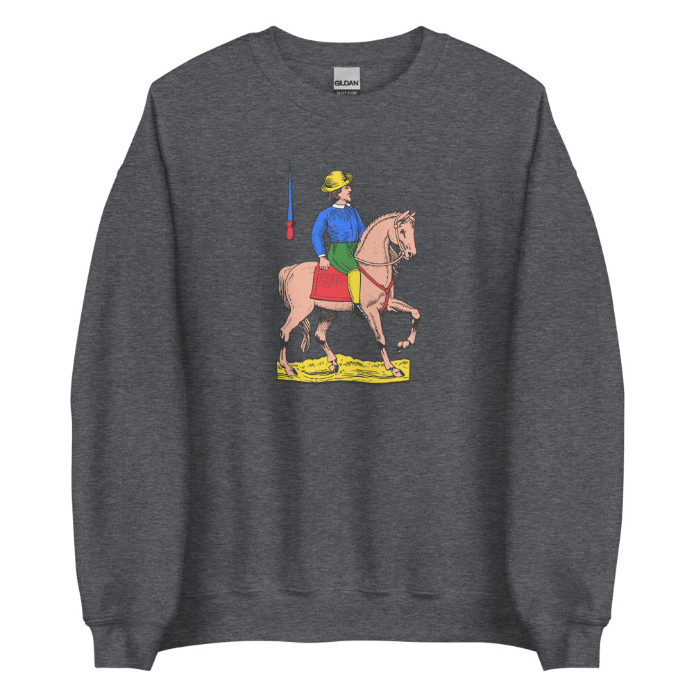 Sicilian Horse of Swords / Cavaliere Di Spade Men’s Sweatshirt