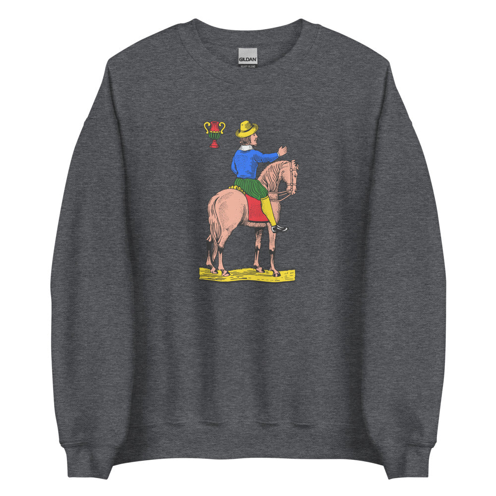 Sicilian Horse of Cups / Cavaliere Di Coppe Men’s Sweatshirt