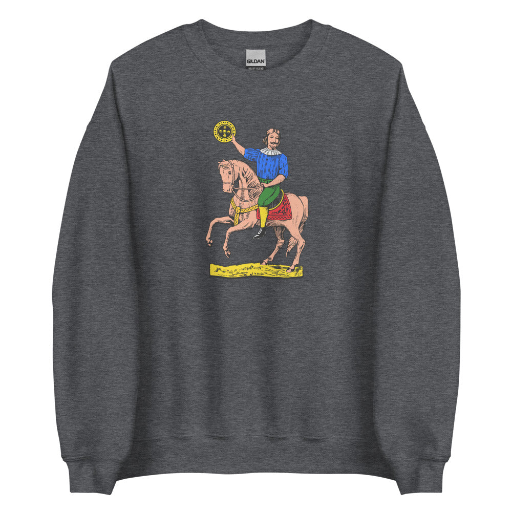 Sicilian Horse of Coins / Cavaliere Di Denari Men’s Sweatshirt