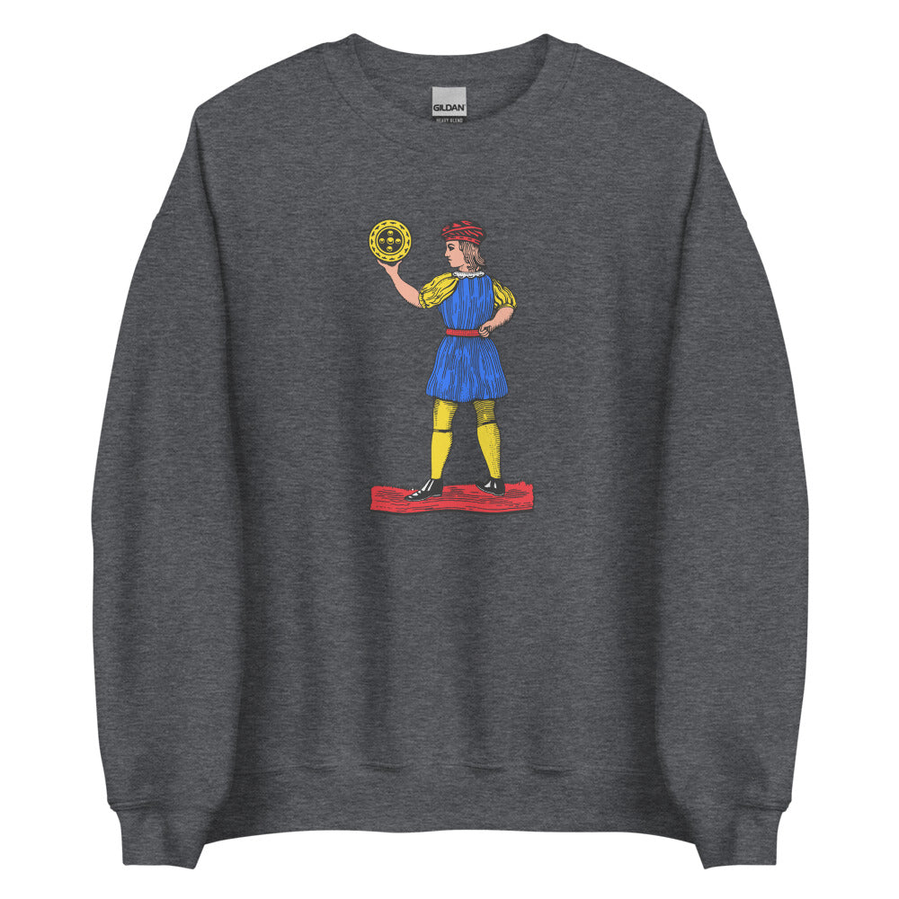 Sicilian Queen of Coins / Cavaliere Di Denari Men’s Sweatshirt