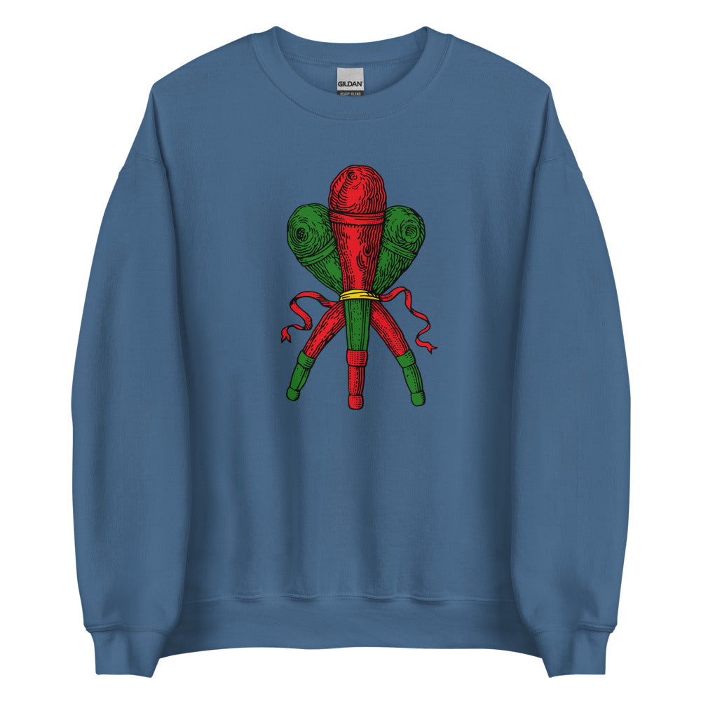 Sicilian Three of Clubs / Tre Di Bastoni Men’s Sweatshirt