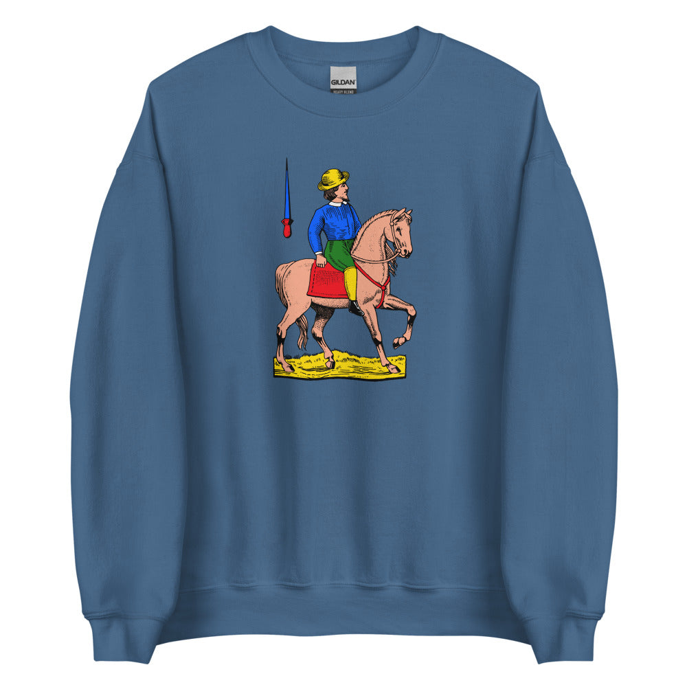 Sicilian Horse of Swords / Cavaliere Di Spade Men’s Sweatshirt