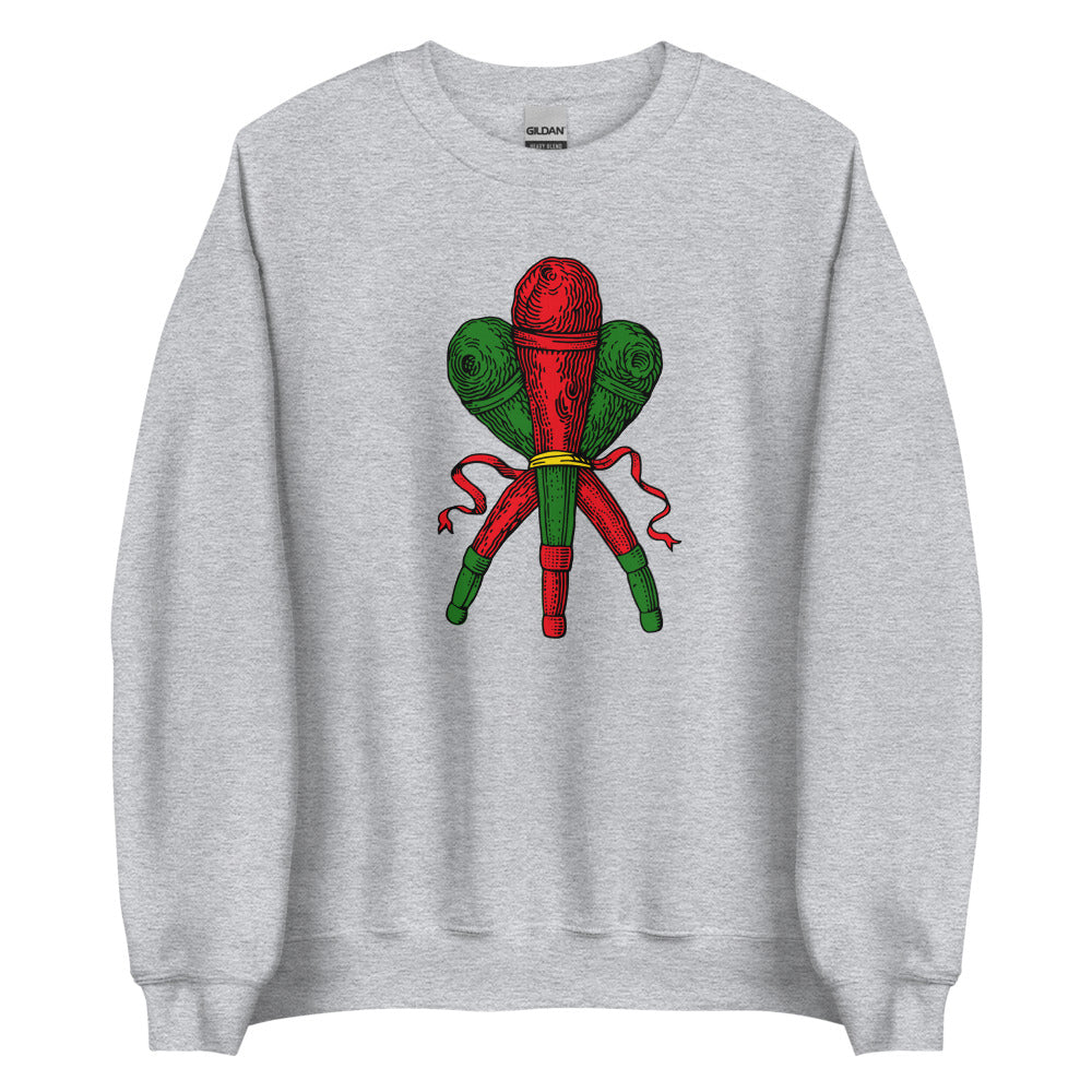 Sicilian Three of Clubs / Tre Di Bastoni Men’s Sweatshirt