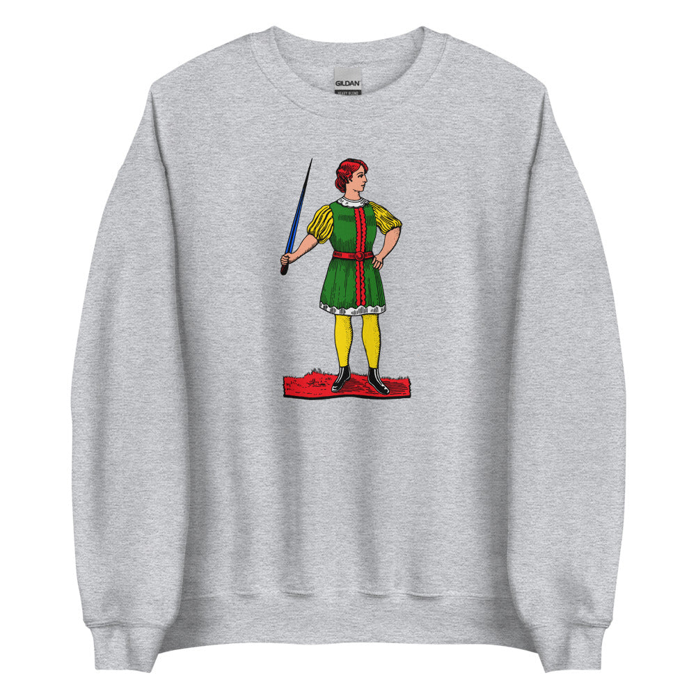 Sicilian Queen of Swords / La Donna Di Spade Men’s Sweatshirt