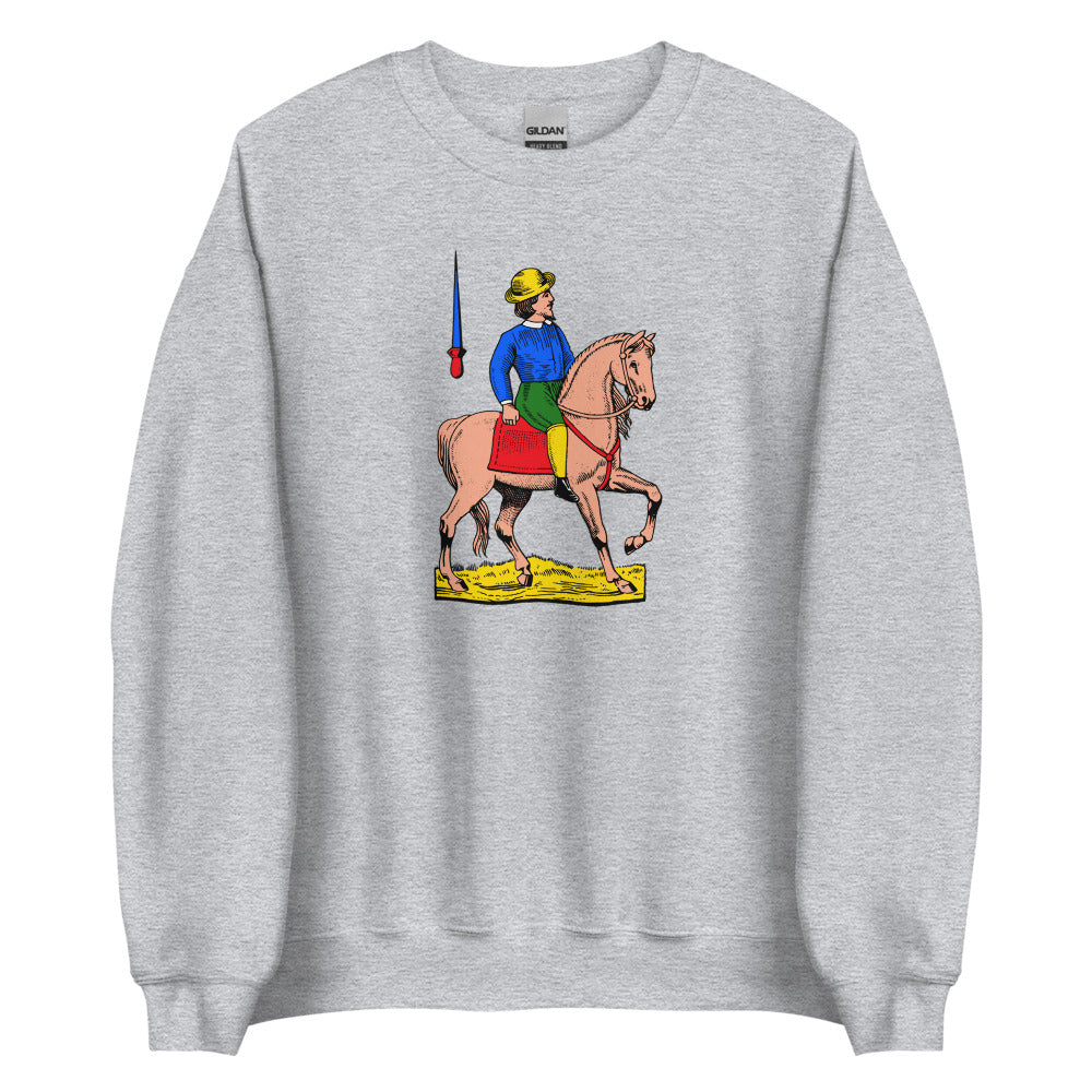 Sicilian Horse of Swords / Cavaliere Di Spade Men’s Sweatshirt