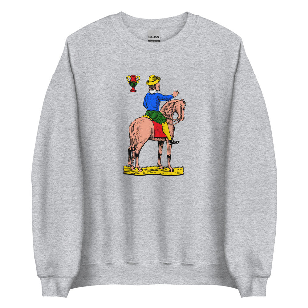 Sicilian Horse of Cups / Cavaliere Di Coppe Men’s Sweatshirt