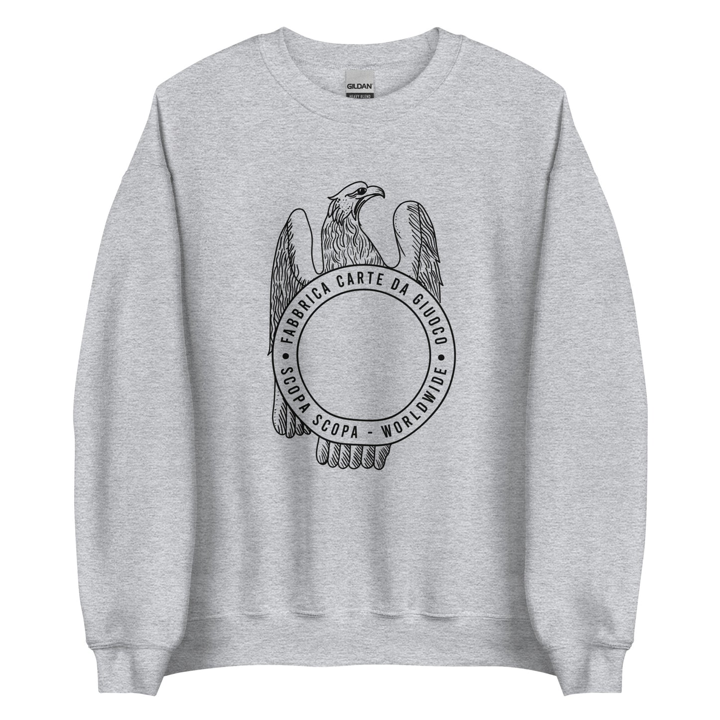 Sicilian Silhouette Ace of Coins Women's Sweatshirt