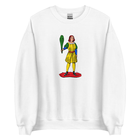 Sicilian Queen of Clubs / La Donna Di Bastoni Women’s Sweatshirt