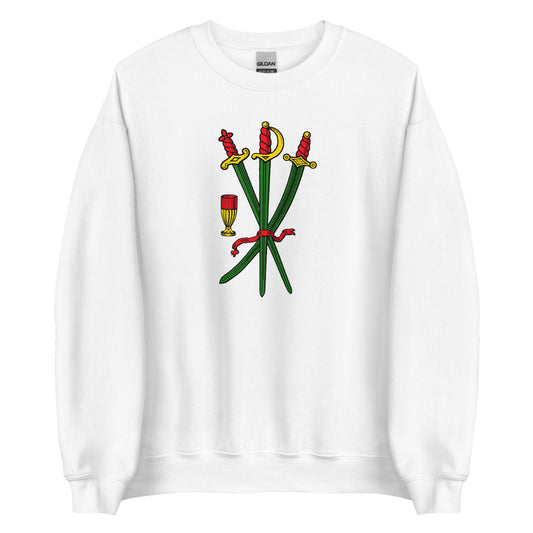 Sicilian Three of Swords / Tre Di Spade Women’s Sweatshirt