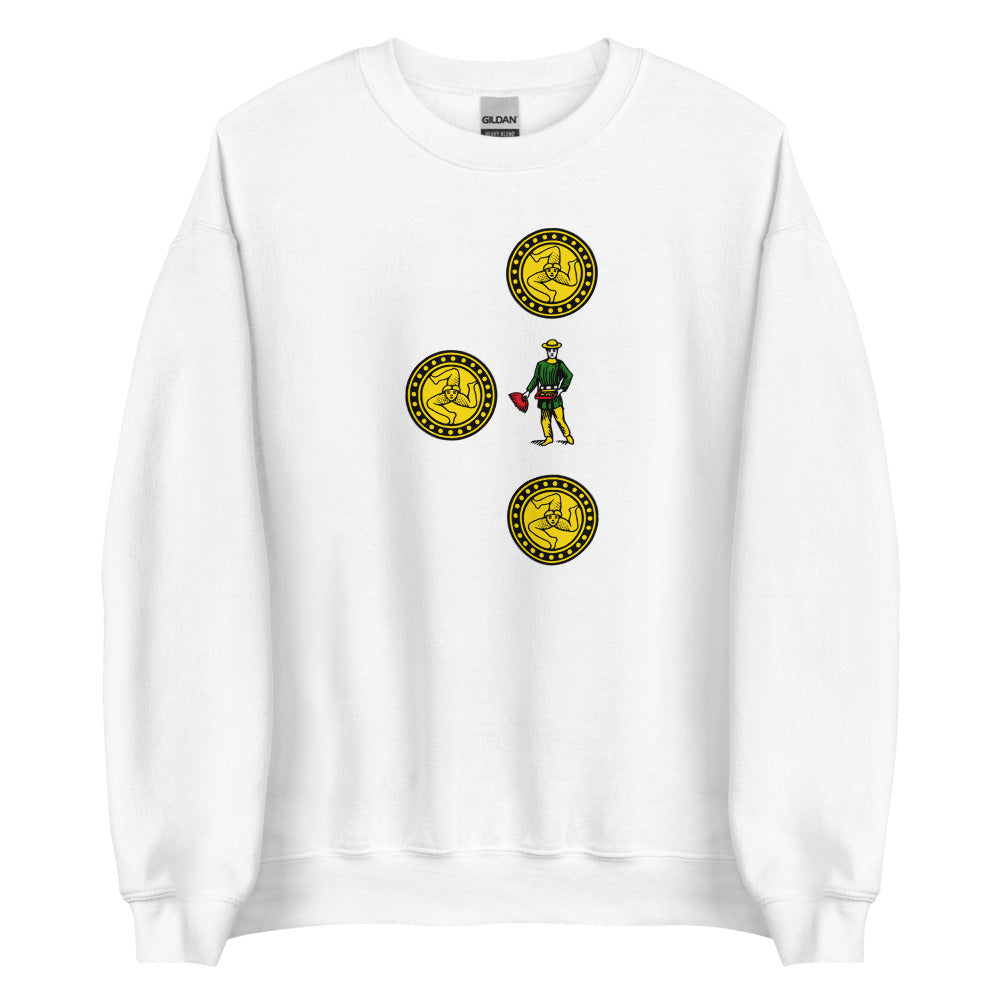 Sicilian Three of Coins / Tre Di Denari Men’s Sweatshirt