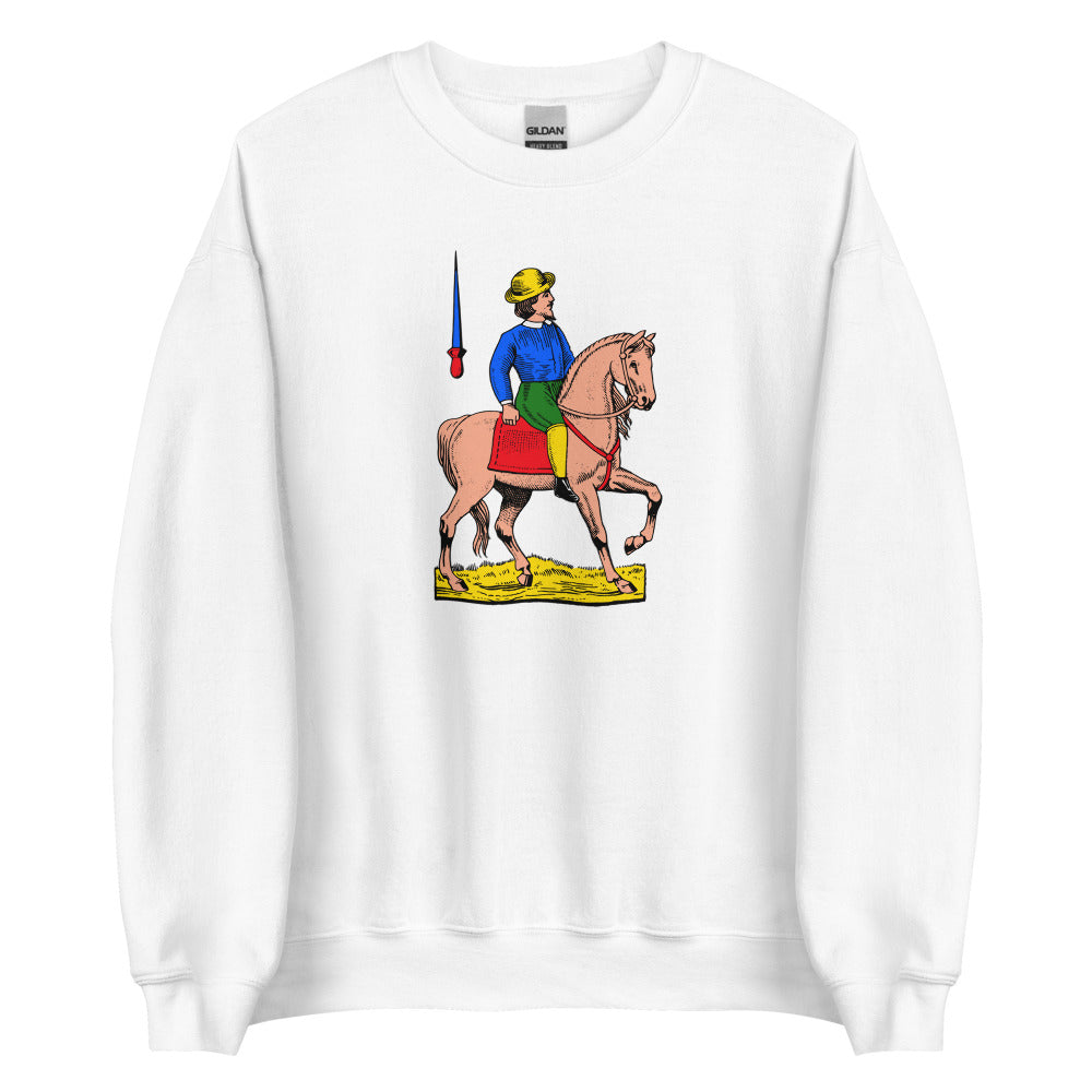 Sicilian Horse of Swords / Cavaliere Di Spade Men’s Sweatshirt