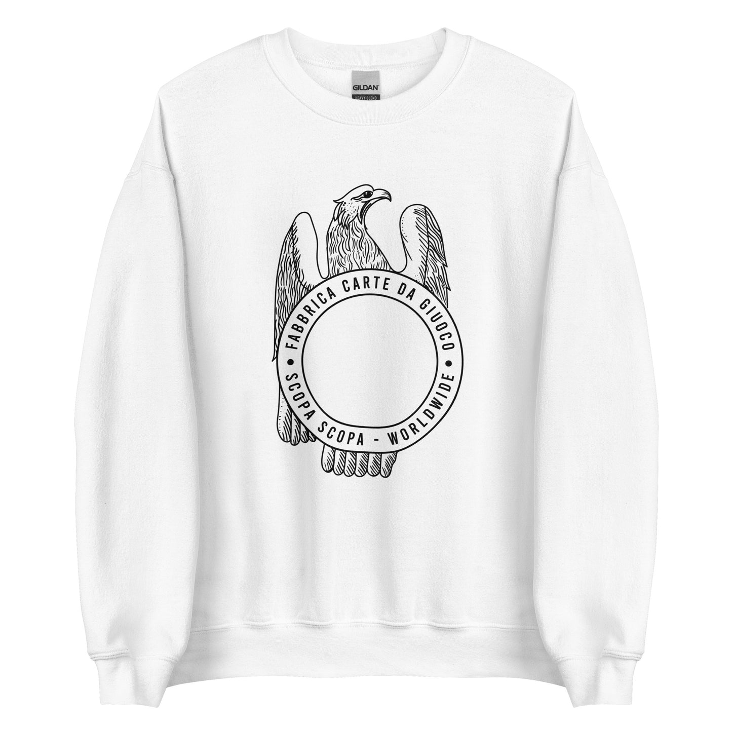 Sicilian Silhouette Ace of Coins Women's Sweatshirt