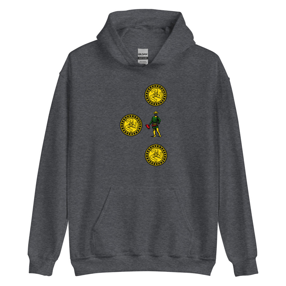 Sicilian Three of Coins / Tre Di Denari Women’s Hoodie