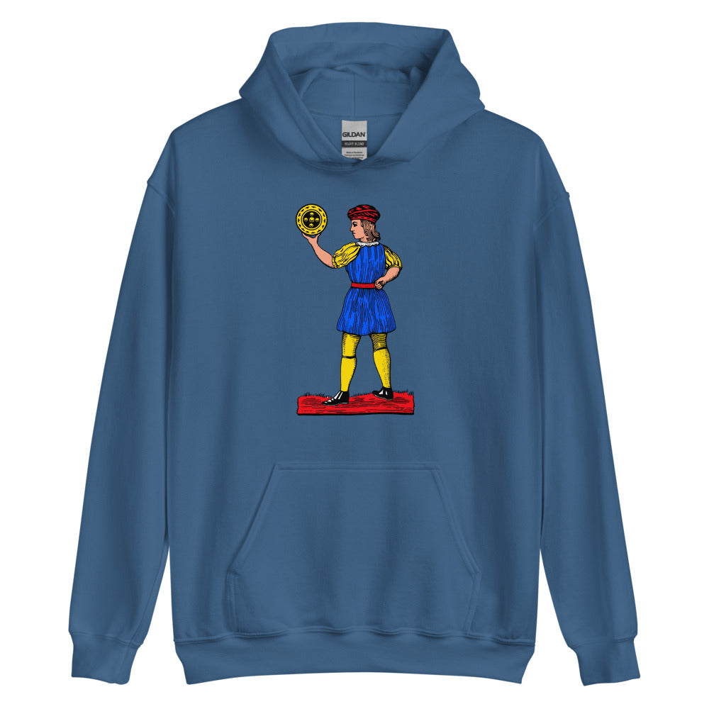 Sicilian Queen of Coins / Cavaliere Di Denari Men’s Hoodie