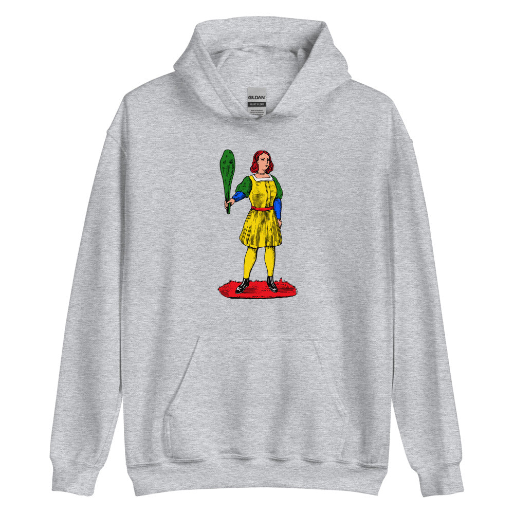 Sicilian Queen of Clubs / La Donna Di Bastoni Women’s Hoodie