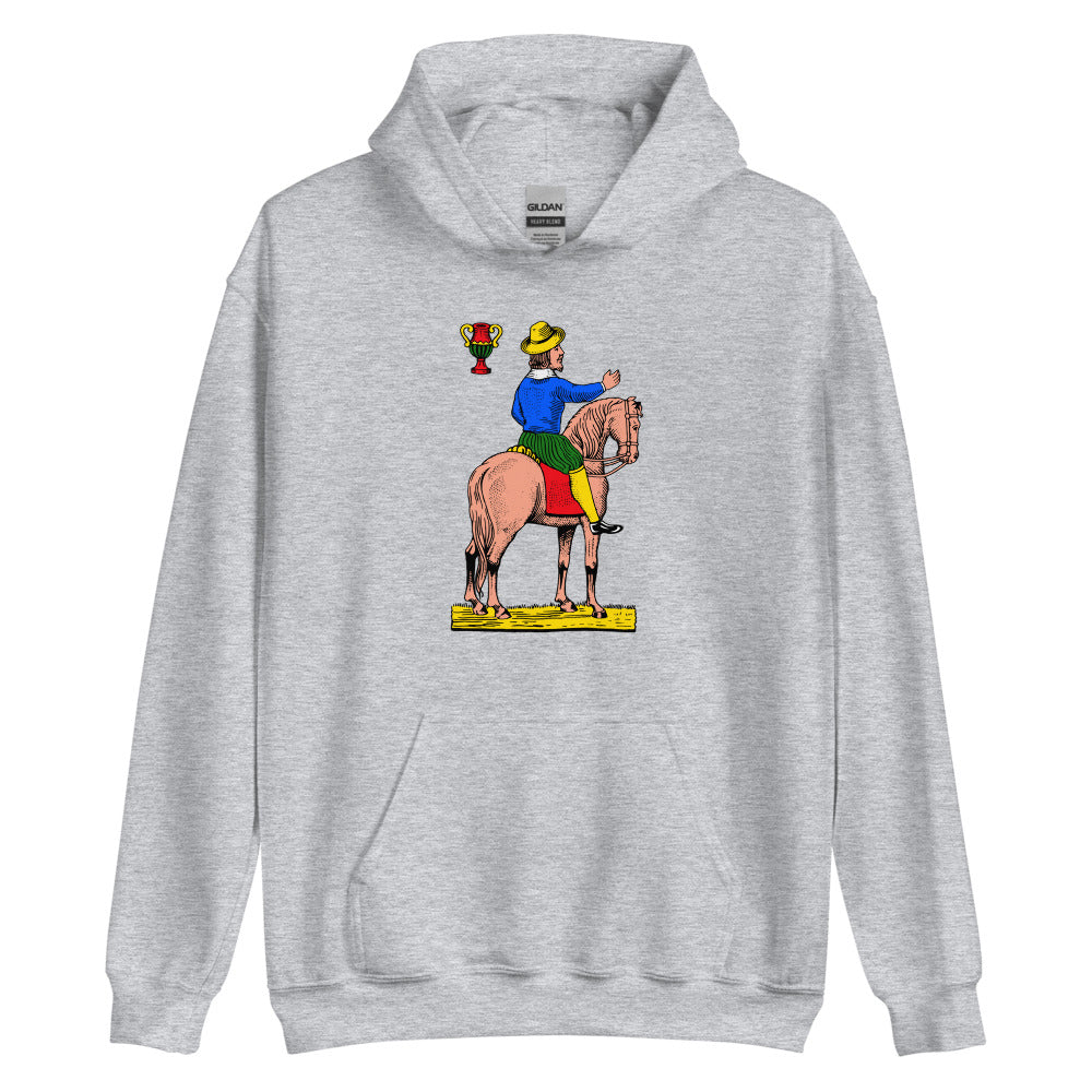 Sicilian Horse of Cups / Cavaliere Di Coppe Men’s Hoodie