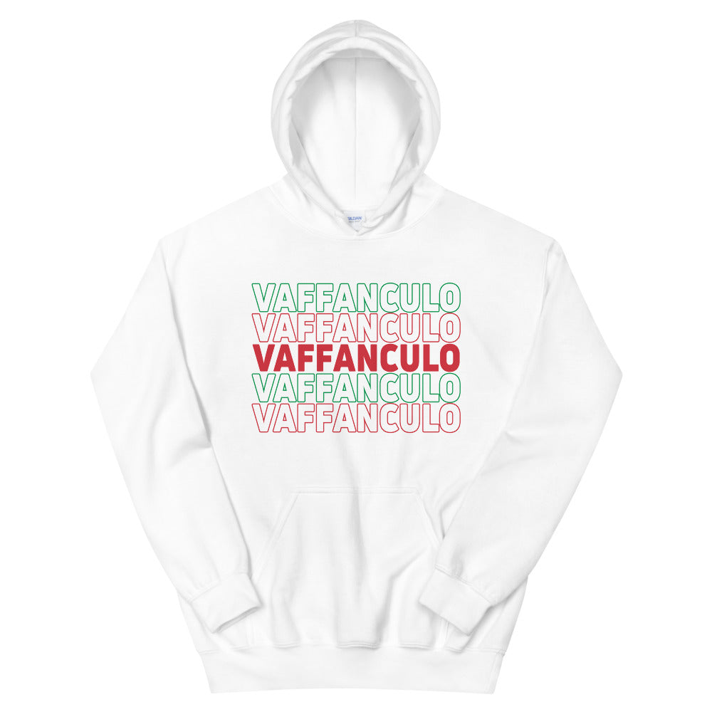 Vaffanculo Men's White Hoodie