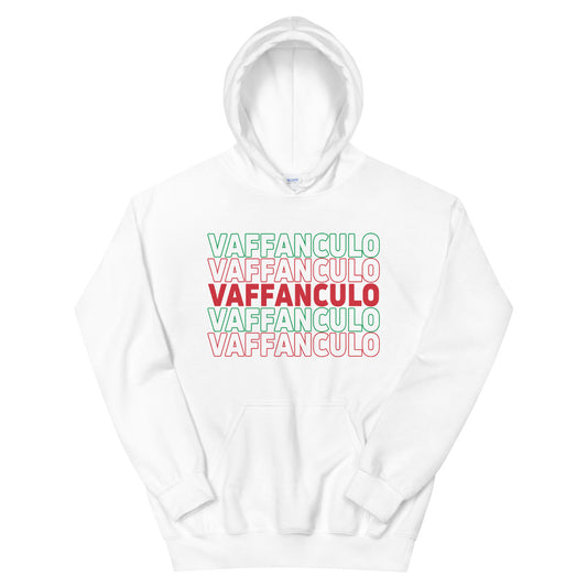 Vaffanculo Men's White Hoodie