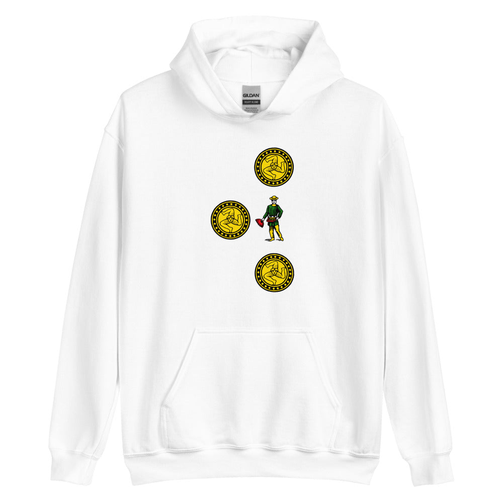 Sicilian Three of Coins / Tre Di Denari Women’s Hoodie