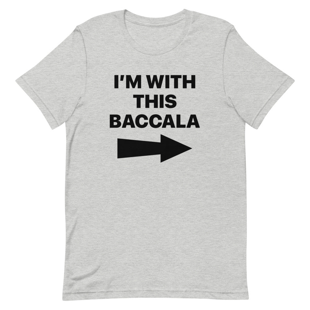 Baccala Black Font Men's T-Shirt