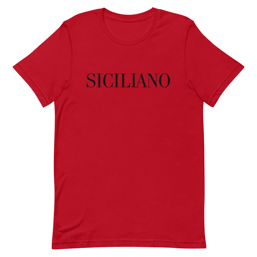 Siciliano Black Logo Men's T-Shirt