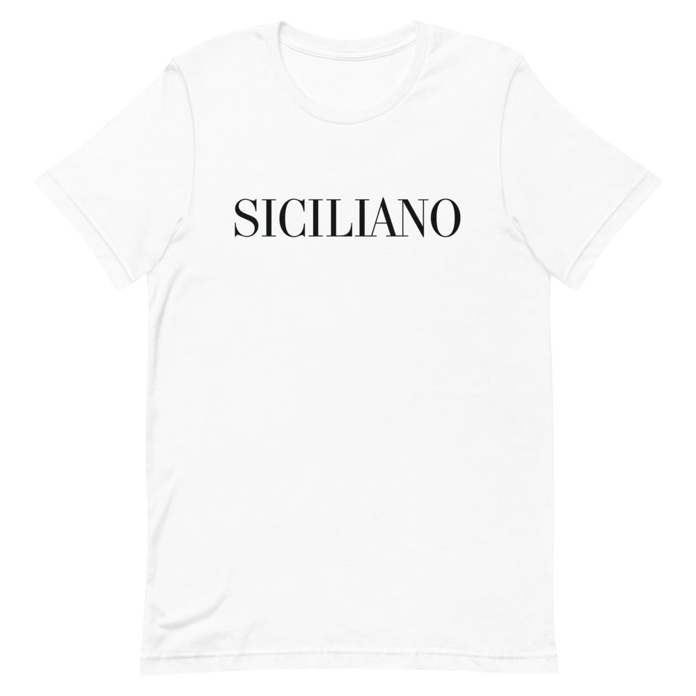 Siciliano Black Logo Men's T-Shirt