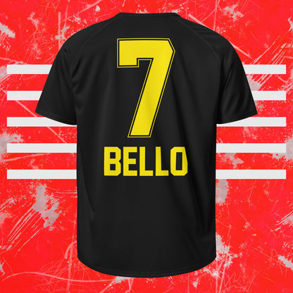 Yellow Sette Bello Scopa Scopa Football (Soccer) Jersey