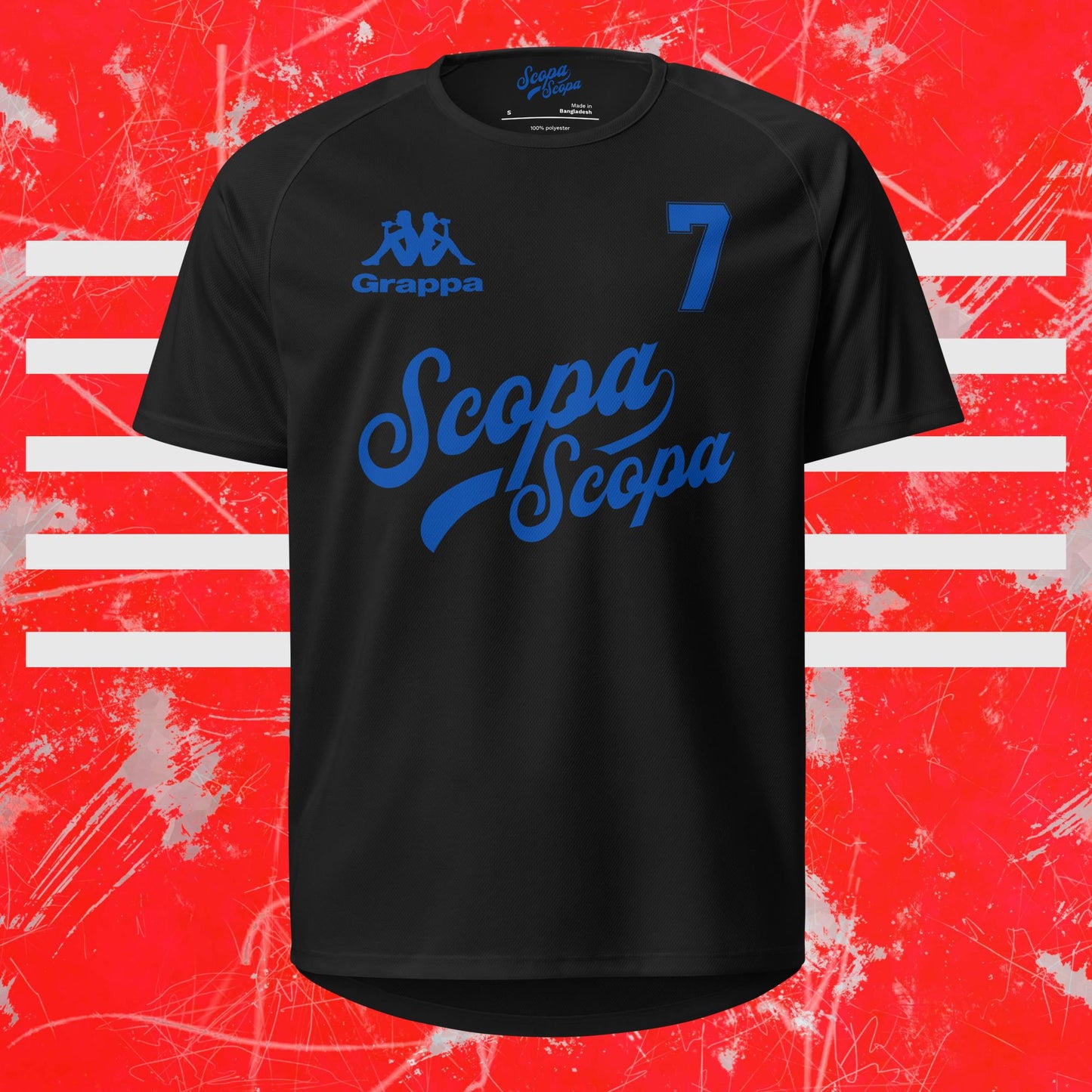 Azzurri Sette Bello Scopa Scopa Football (Soccer) Jersey