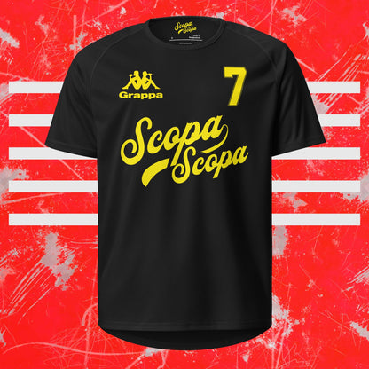 Yellow Sette Bello Scopa Scopa Football (Soccer) Jersey