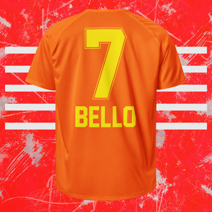 Yellow Sette Bello Scopa Scopa Football (Soccer) Jersey