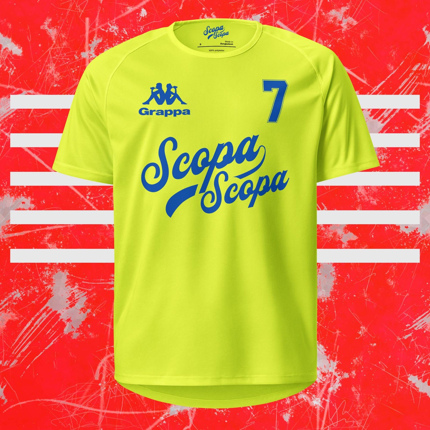 Azzurri Sette Bello Scopa Scopa Football (Soccer) Jersey