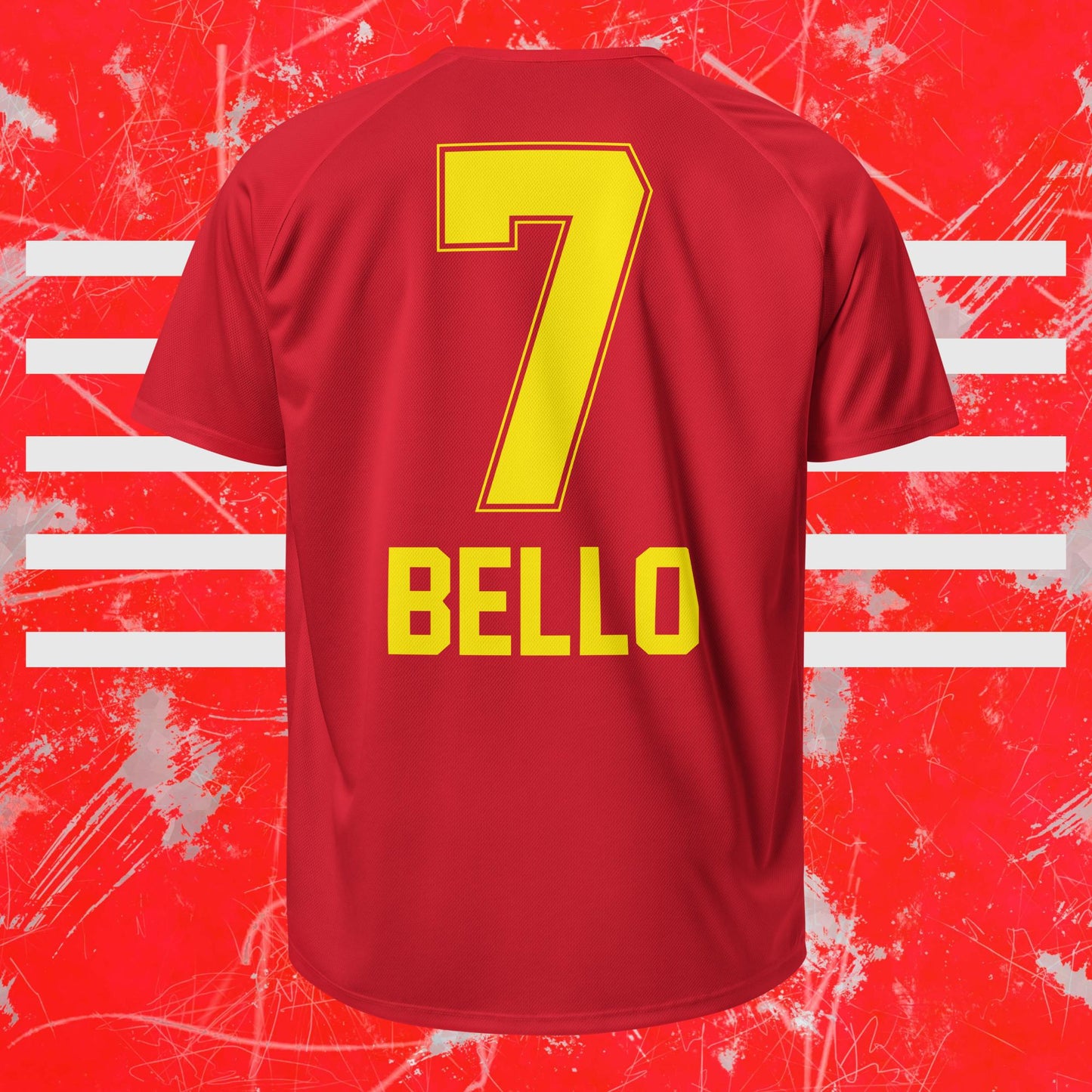 Yellow Sette Bello Scopa Scopa Football (Soccer) Jersey