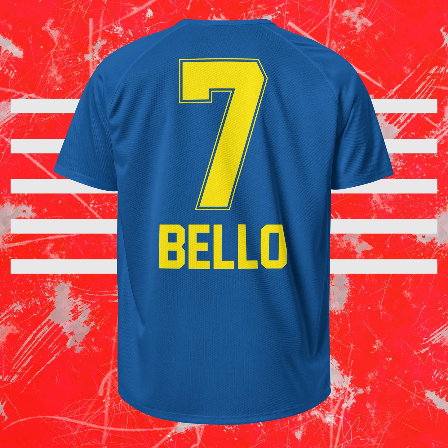 Yellow Sette Bello Scopa Scopa Football (Soccer) Jersey