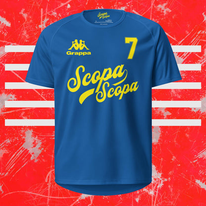 Yellow Sette Bello Scopa Scopa Football (Soccer) Jersey