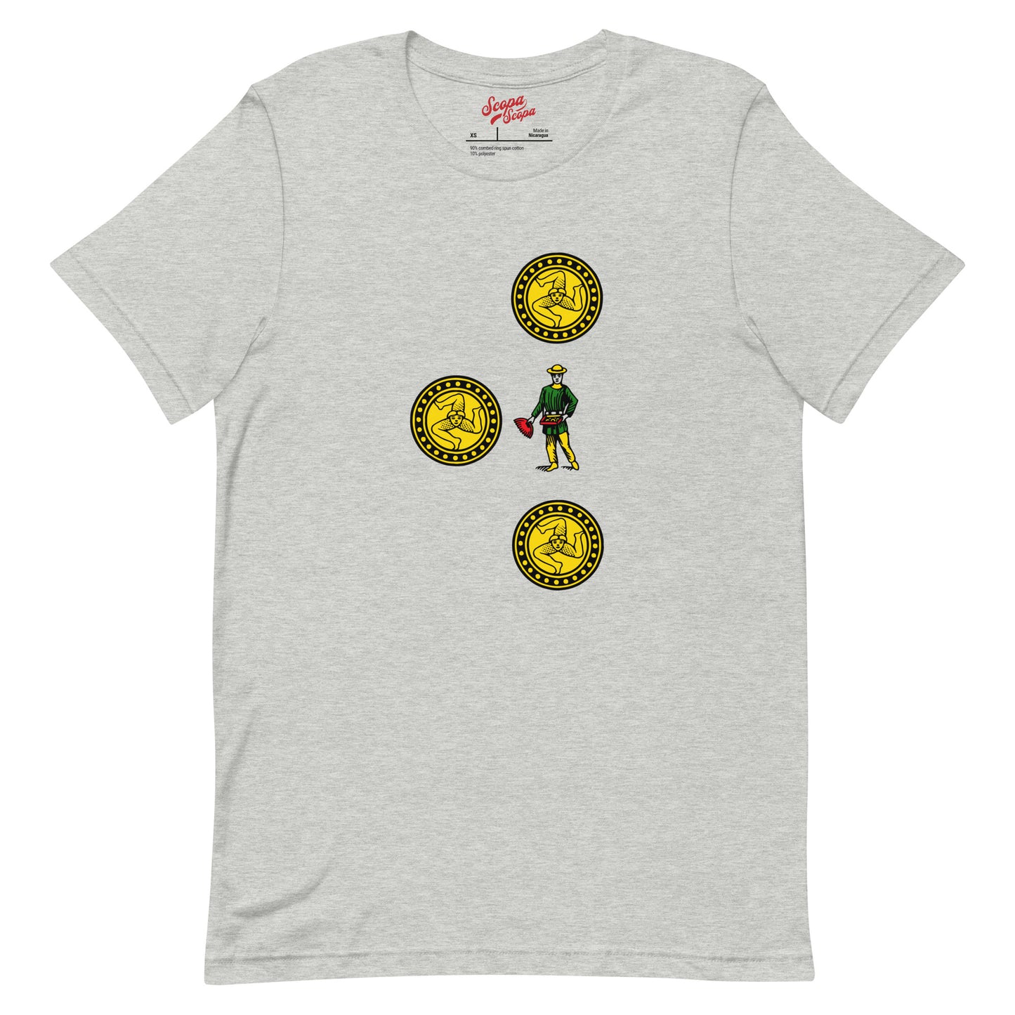 Sicilian Three of Coins Women's T-Shirt