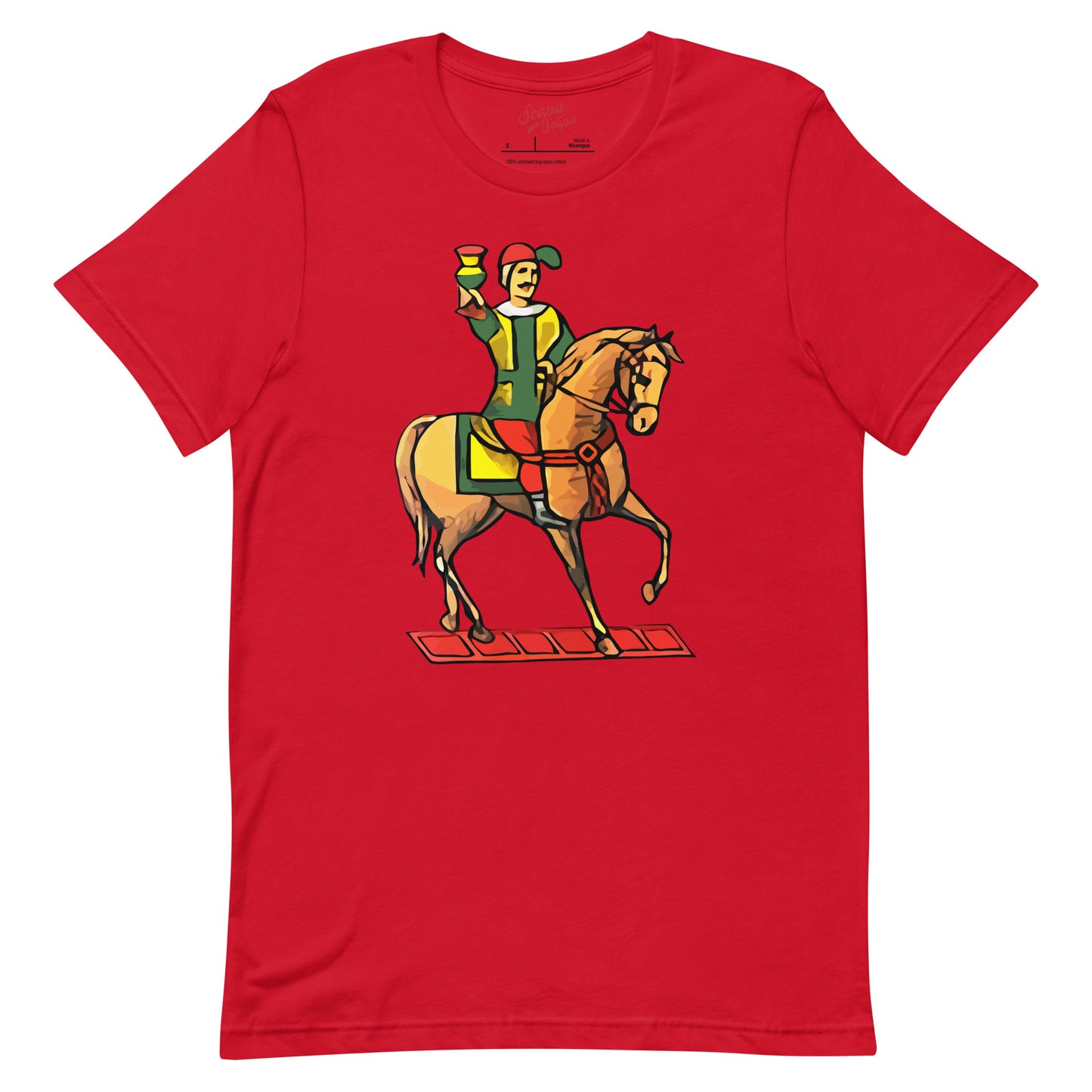 Vintage Italian Horse of Cups Men's T-Shirt